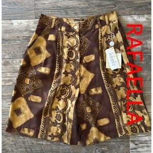 RAFAELLA 🌟BEAUTIFUL 🌟WOMEN 🌟100% SILK DRESS SHORTS, SIZE 6